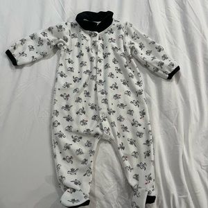 Never worn Petit Bateau fleece sleeper